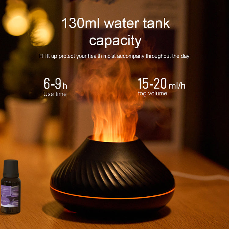 RGB Flame Aroma Diffuser – Cozy Fire Glow & Relaxing Mist