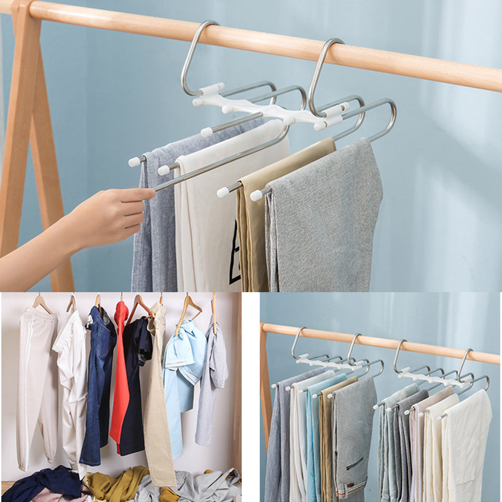 Smart 5-in-1 Hanger for Neat, Clutter-Free Closets
