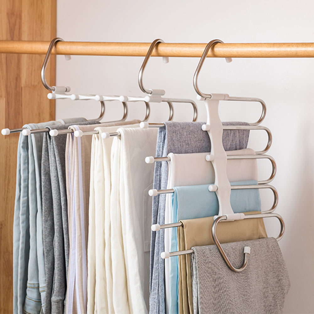 Smart 5-in-1 Hanger for Neat, Clutter-Free Closets