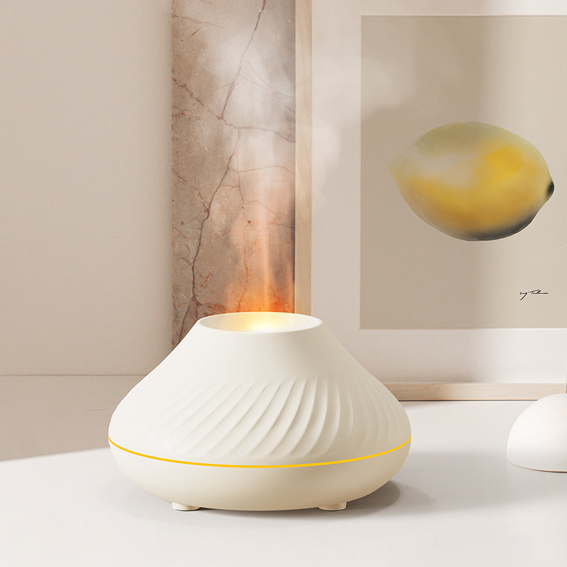 RGB Flame Aroma Diffuser – Cozy Fire Glow & Relaxing Mist