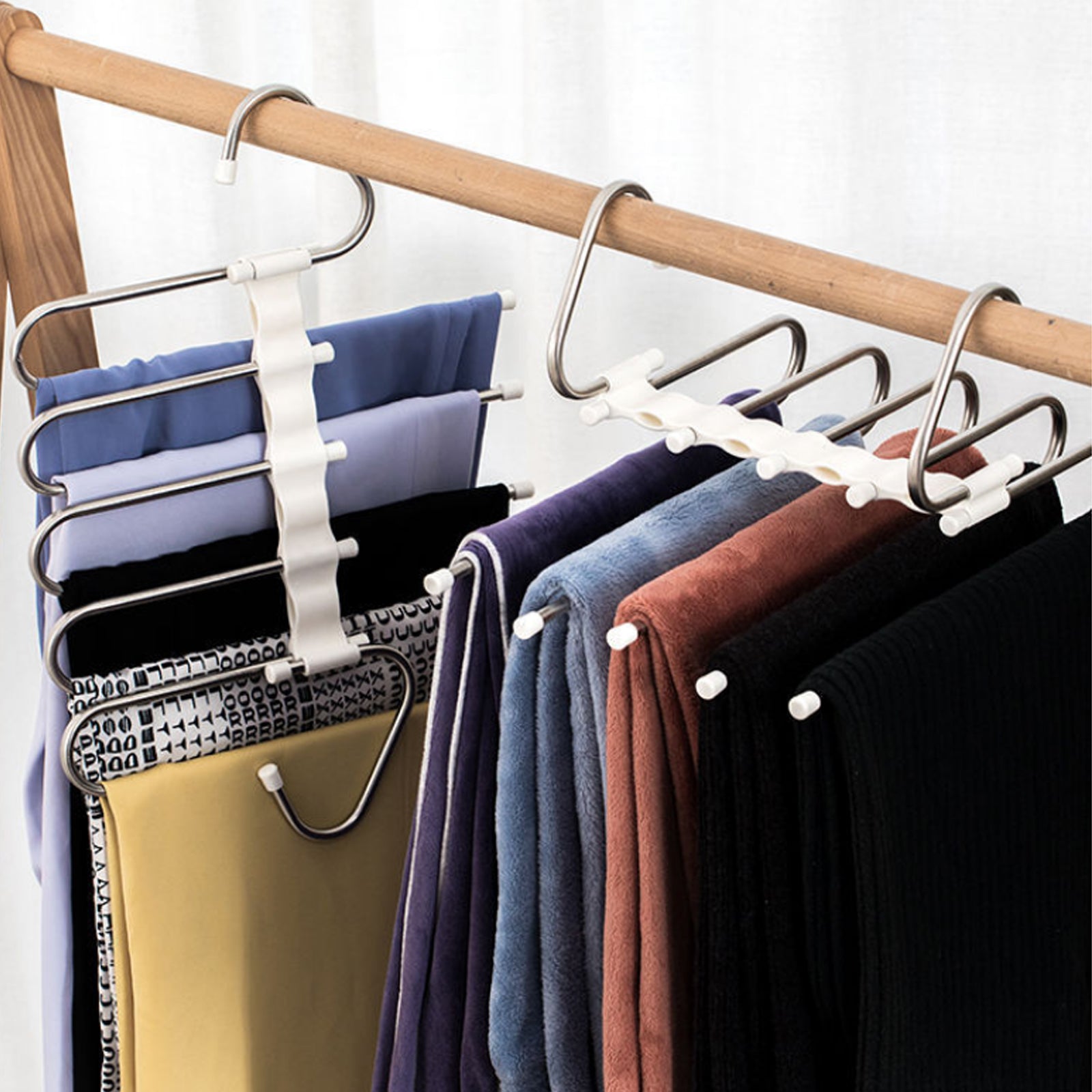 Smart 5-in-1 Hanger for Neat, Clutter-Free Closets